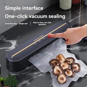 Nueva Máquina de Envasado Digital Multifuncional de Escritorio para el Hogar con 10 Bolsas de Vacío para Alimentos, Almacenamiento de Alimentos, Succión Externa - Product Image 3