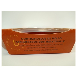 Gudfud Fabriqué en Espagne, repas de poulet réfrigéré prêt à consommer, 0,32 kg, aliment instantané sous emballage sous vide, durée de conservation de 50 jours - Product Image 3