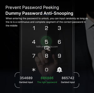 กุญแจล็อคประตูอัจฉริยะระบบดิจิตอล Wifi พร้อมกล้องวงจรปิดและ<span class=keywords><strong>เครื่อง</strong></span><span class=keywords><strong>สแกน</strong></span>ลายนิ้วมือ สำหรับโรงงาน OEM - Product Image 3