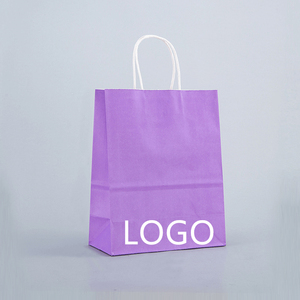 ถุงของขวัญแบบแบน หูหิ้วบิดเกลียว ถุงกระดาษขนาดเล็ก กระดาษคราฟท์แบบกำหนดเอง พร้อมโลโก้ของคุณเอง สำหรับขอบคุณลูกค้าธุรกิจ แอนดี้ รับผลิต - Product Image 3