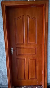 Nhà Máy Tùy Chỉnh Thiết Kế Hiện Đại Duy Nhất Chính Bằng Gỗ Nội Thất Cửa Thích Hợp Cho Nhà Bên Ngoài Trang Trí Bền Và Phong Cách - Product Image 4