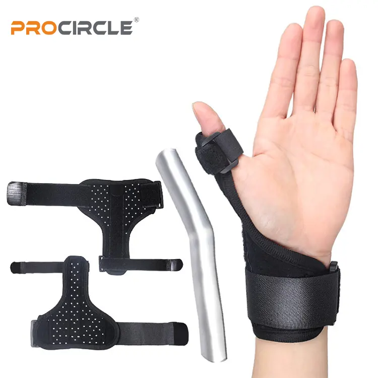 Protège-pouce réglable doigt joint garde poignet plaque d'acier soutien anti-entorse sport palmier garde