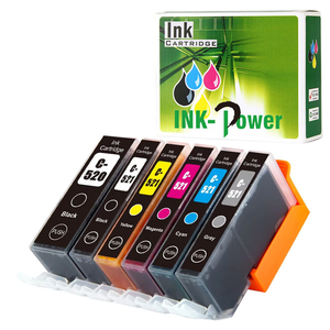 INK-POWER 520 <span class=keywords><strong>521</strong></span> PGI-520 <span class=keywords><strong>CLI</strong></span>-<span class=keywords><strong>521</strong></span> PGI520 CLI521 Premium Kompatible Farb-Inkjet-Tinten patrone für Canon PIXMA MP560 Drucker - Product Image 1