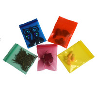 Petit mini coloré clair ziplock sac de bonbons emballage