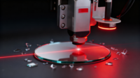 Nouvelle machine de découpe laser CO2 de type portique pour verre, haute précision 0,1-20 mm, refroidie par eau, CNC avec prise en charge AI/LAS/DXF/PLT