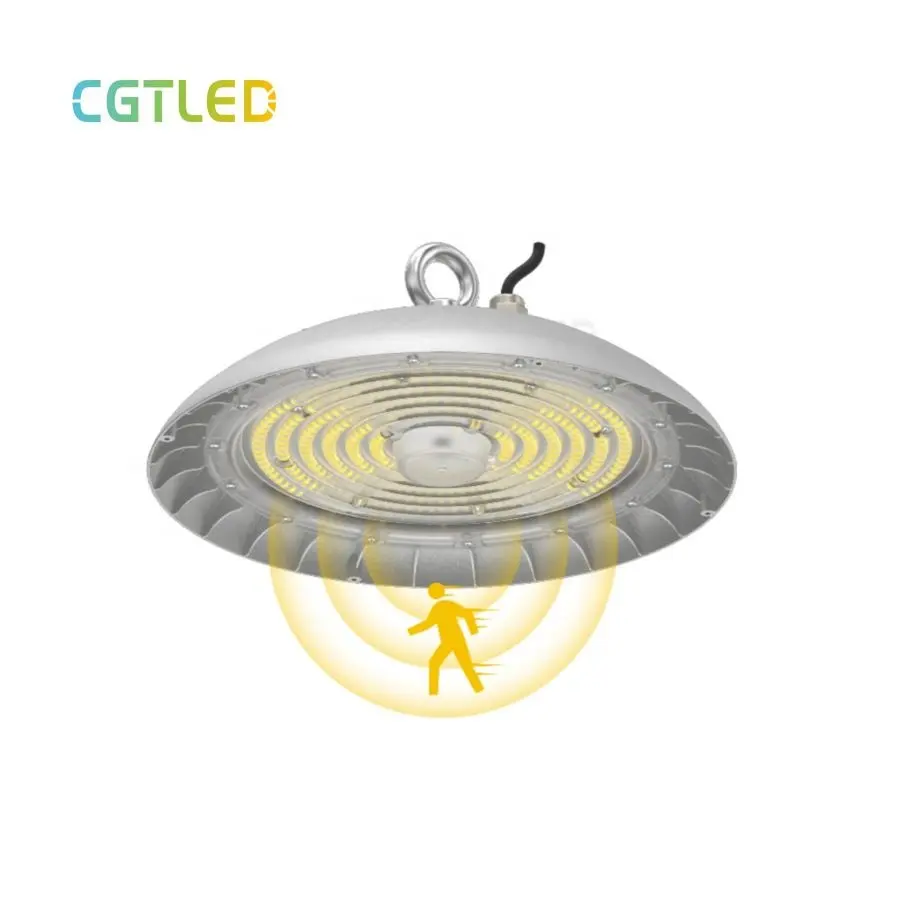 CGT Industrial Commercial 80W 150W 200W CCT Changeable 5 years warranty LED UFO NSF High Bay for Food Production