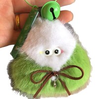 Joli petit pendentif en peluche zongzi, vous souhaitez le pendentif porte-clés le plus brun, le pendentif poupée de dessin animé, le pendentif pour sac.