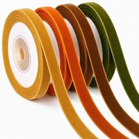 Ruban de velours de Noël Byron 25mm-38mm pour emballage, fabrication de nœuds pour cheveux et couture – Vente chaude, plusieurs couleurs