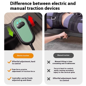 <span class=keywords><strong>Lit</strong></span> de traction <span class=keywords><strong>orthopédique</strong></span> <span class=keywords><strong>électrique</strong></span> multifonctionnel portable et réglable pour la correction de la colonne vertébrale cervicale et lombaire - Product Image 6