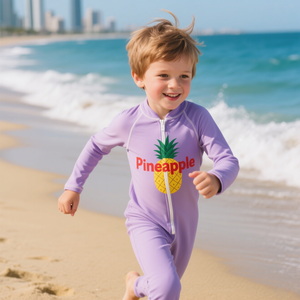 Oeko Tex <span class=keywords><strong>Maillot</strong></span> <span class=keywords><strong>de</strong></span> <span class=keywords><strong>bain</strong></span> une pièce UV à manches longues avec fermeture éclair sur la poitrine pour grands garçons et <span class=keywords><strong>maillot</strong></span> <span class=keywords><strong>de</strong></span> <span class=keywords><strong>bain</strong></span> une pièce avec fermeture éclair pour enfants - Product Image 3