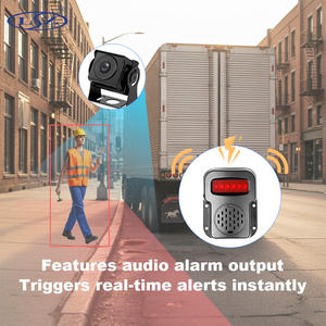 Système de surveillance intelligent des angles morts, enregistreur DVR pour camion, bus, voiture, écran tactile 4 canaux 7 pouces, 4 caméras BSD, alarme - Product Image 5