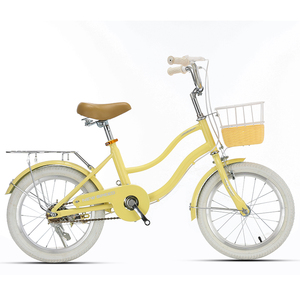 Bicicleta Infantil Modelo Princesa de 14" con Aleación de Magnesio de Una Sola Velocidad Ruedas de Entrenamiento y Sillín Ajustable para Niños de 3 a 8 Años - Product Image 1