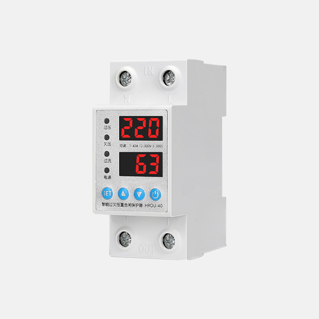 Factory Direct 40A/63A Voltage Stabilizer Over-voltage/Under-voltage Protector Over-Current Protection Single Phase 220V 230V