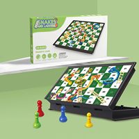 Jeu de société magnétique Serpent et Échelle, jouets éducatifs pour débutants, garçons, filles, enfants, adultes, cadeaux