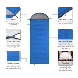 ถุงนอนกันน้ำคุณภาพสูง 4 ฤดู แบบมีฮู้ด สำหรับตั้งแคมป์กลางแจ้ง - Product Image 2