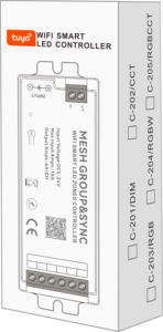 <span class=keywords><strong>4</strong></span> Zone <span class=keywords><strong>Led</strong></span> Lichtstrip <span class=keywords><strong>Controller</strong></span> Mesh Afstandsbediening Tuya Wifi Pwm Synchronisatie Muziekcontroller 30M Bereik 360W Max Belasting - Product Image 5