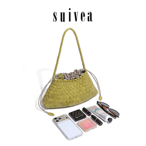Nuova <span class=keywords><strong>Borsa</strong></span> a Mano per Donne con Texture Raffinata, Semplice <span class=keywords><strong>Borsa</strong></span> Intrecciata Artigianale, <span class=keywords><strong>Borsa</strong></span> a Tracolla Personalizzata e alla Moda, Piccola <span class=keywords><strong>Borsa</strong></span> Quadrata - Product Image 3