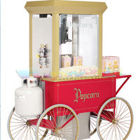 Machine à popcorn automatique nostalgique pour camion de nourriture chaude commerciale, fabrication de popcorn
