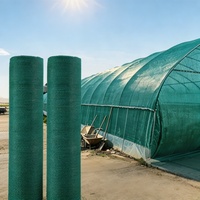Groene, hoge-dichtheid polyethyleen, UV-bestendig, milieuvriendelijk, winddicht, heavy-duty kas-schaduwnet voor de landbouw