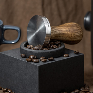 Oferta Especial: Tamper de Café con Mango de Madera, 51mm, 53mm, 58mm, de Acero Inoxidable para Espresso - Product Image 6