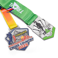 Medallas Personalizadas Longzhiyu 20Y, Medalla Deportiva de Aleación de Zinc en Blanco para Maratón, Baloncesto, Fútbol, con Cinta