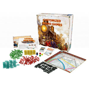 เกมกระดานกระดาษแข็งพิมพ์ลายตามสั่ง OEM ทนทาน พร้อมชิ้นส่วนและกล่อง สำหรับครอบครัวและการเดินทาง ดีไซน์ปรับแต่งได้ - Product Image 2