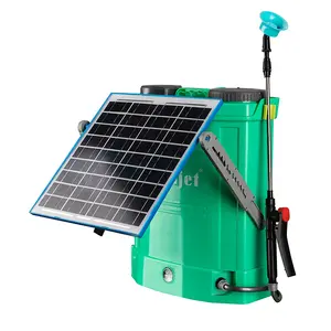 Farmjet Auto Start-Stop Booster Pump Pulverizador Agrícola Mochila Operada A Bateria Solar Mochila Pulverizador