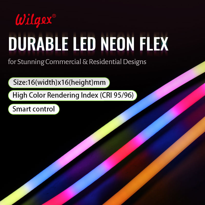 Wholesale Smart Strip Light 16x16mm Pixel IP65 Waterproof High Density Bolt Design for Landscape Lighting Architectural Led Neon