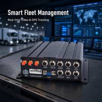 Systèmes de surveillance de véhicules industriels OEM/ODM avec enregistrement MDVR 4CH/8CH H.264/H.265 sur SD/HDD pour les opérations de flotte