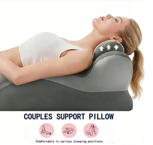 Oreiller de soutien ergonomique en mousse à mémoire de forme personnalisé pour lecture et position couchée, multifonctionnel, pour compagnon <span class=keywords><strong>sexuel</strong></span>, vente en gros - Product Image 3