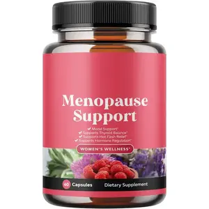 Biocaro OEM Mood Support Capsules Menopause Relief Hormone Balance Gummies Complete Herbal Menopause Supplement For Women