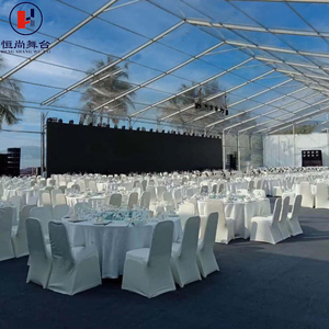 Grande Tenda di Lusso per Matrimoni, Gazebo Personalizzato in Alluminio e Vetro per Eventi e Feste all'Aperto - Product Image 2