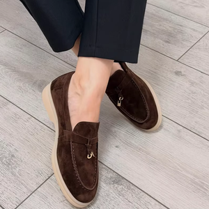 Nuovi Mocassini Marroni in Pelle di Agnello per <span class=keywords><strong>Donna</strong></span> 2026, Comodi e Antiscivolo, <span class=keywords><strong>Scarpe</strong></span> <span class=keywords><strong>Comode</strong></span> in Pelle Scamosciata - Product Image 6