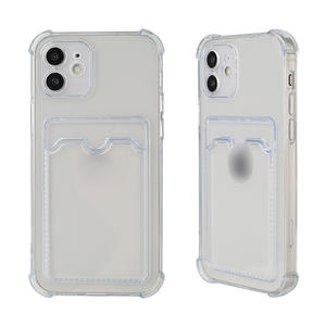Housse TPU transparente pour téléphone portable, étui de protection pour smart phone smash A22, avec sac de cartes, bon marché - Product Image 2