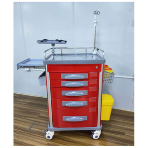 Carrito de Monitoreo de Pacientes GUANGHUA GH-680A de Plástico Resistente para Uso Hospitalario, Carro de Emergencia Médica de Color, Clase II, 2 Años de Garantía - Product Image 2