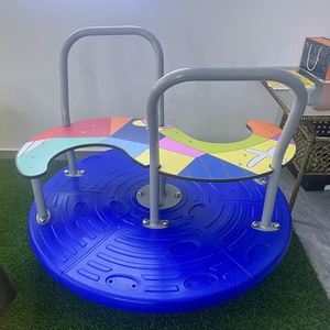 Ghế xoay an toàn cho trẻ em bất lực với lan can thiết bị ngoài trời chất lượng cao ghế xoay nhiều người - Product Image 6