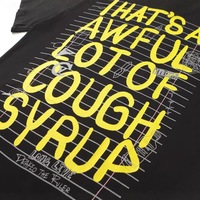 T-shirt à manches courtes en coton pur avec motif lettres, style streetwear décontracté hip-hop, inspiré des célébrités occidentales et européennes