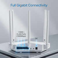 MTK7981BA AX3000 WiFi 6 4G/5G Ev Router'ı 3000Mbps Çift Bantlı Gigabit Kablosuz, 160MHz Bant Genişliği MU-MIMO OFDMA özellikli