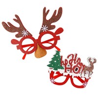 Weihnachts-Neuheiten-Brillen Großhandel Lustige Santa-Rentier-Schneemann-Partybrillen Fotorequisiten Feiertagsgeschenke
