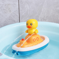 Jouet de bain en plastique en forme de canard à pompe à eau pour enfants et bébés, idéal pour la douche et le bain – Vente chaude en gros