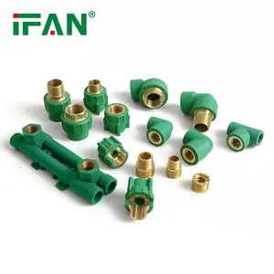 IFAN fabrika sıhhi tesisat malzemeleri Ppr boru parçaları yeşil boru bağlantı parçaları