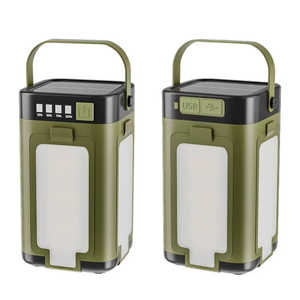 Linterna Solar Multifuncional para Camping con LED, Impermeable, Recargable, Ajustable, de Alta Luminosidad y Diseño Plegable de Cuatro Hojas - Product Image 5