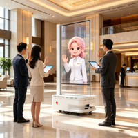 Écran d'affichage numérique OLED transparent de 55 pouces pour intérieur, robot navigateur, 1920x1080, haute transparence, écran interactif, SDK