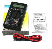 A830L Handheld Digital Pengukur Amper Pengukur Tegangan Volt Digital Meter Universal DT-830B