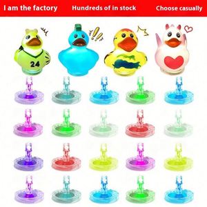 Interesting Fashionable <b>Led</b> <b>Plug</b> Holder Duck New Car Dashboard Display Gift With <b>Light</b> Waterproof and Battery Powered - Product Image 1
