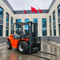 Chariot élévateur tout-terrain diesel BLT 4x4 pour matériaux de construction, fermes, logistique extérieure, ateliers de réparation, manutention de palettes