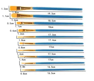 热卖尼龙油漆刷亚克力水彩刷套装刷子油漆套装