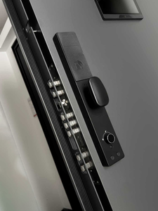 Portes de sécurité modernes de luxe en acier inoxydable et aluminium pour l'intérieur et l'extérieur, style turc - Product Image 3