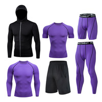 Combinaison de sport pour homme à séchage rapide, pantalon à manches longues, tenue de fitness, course à pied, basketball, entraînement, respirante et à séchage rapide