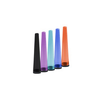 Tube de stockage de cigarettes jetable en plastique coloré, étanche et hermétique, pour cigares et blunt, 110 mm, 112 mm, 116 mm